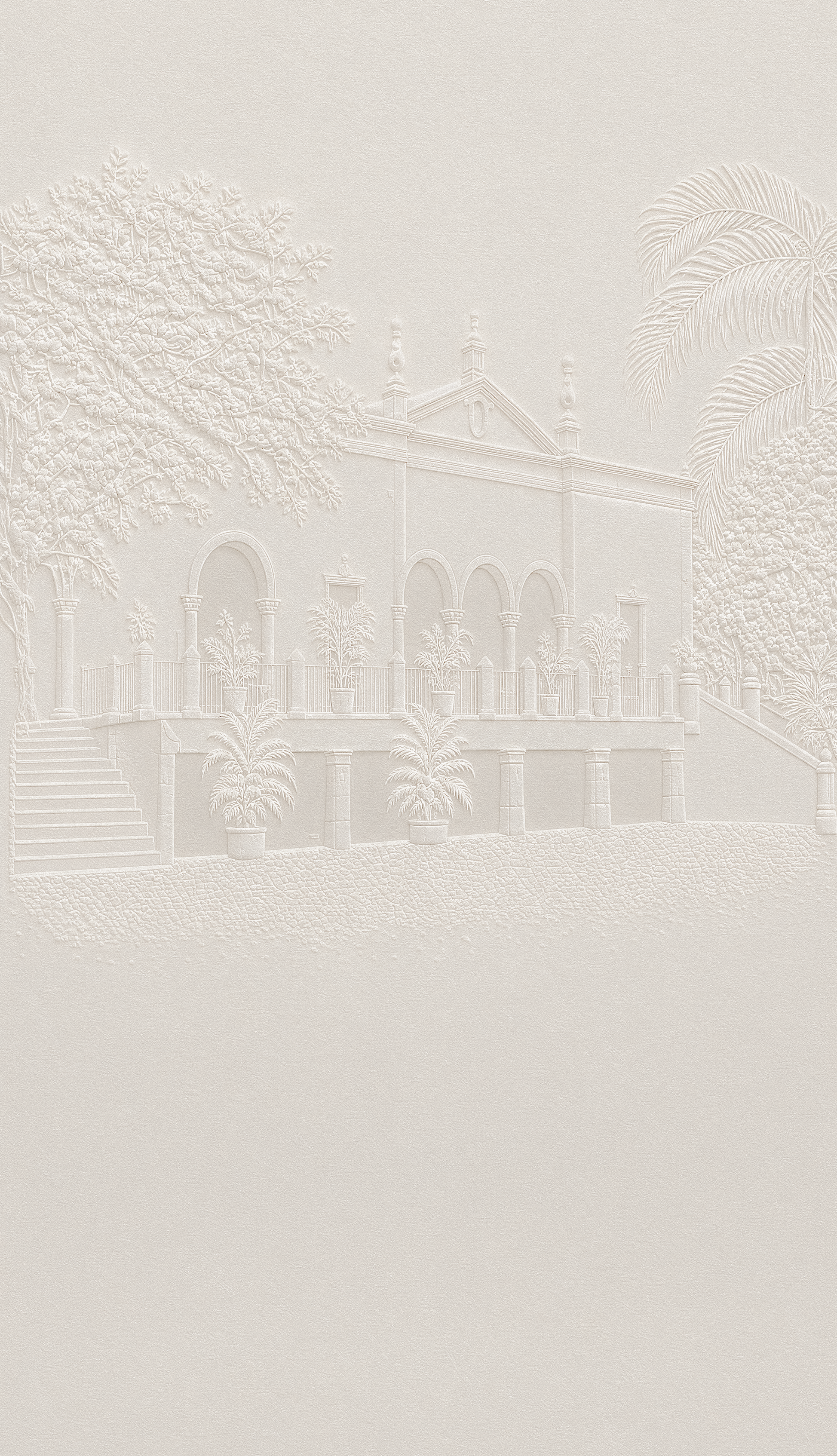 Embossed illustration of Hacienda San Pedro Chimay